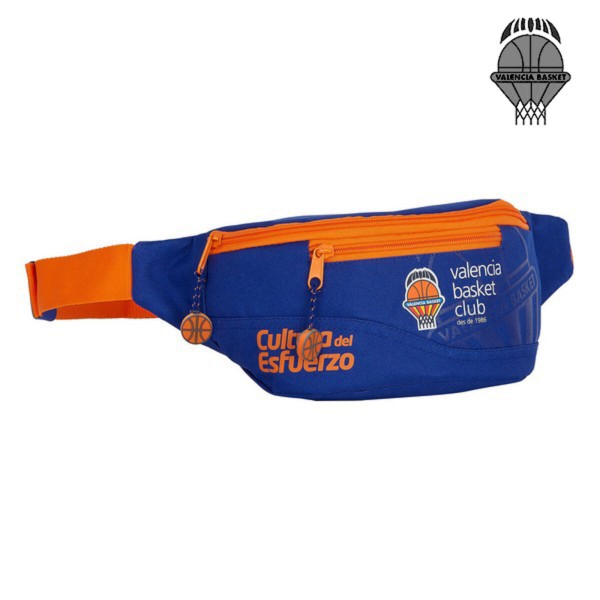 Τσάντα Mέσης Valencia Basket Μπλε Πορτοκαλί (23 x 12 x 9 cm)