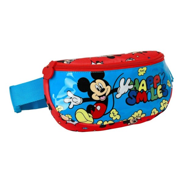 Τσάντα Mέσης Mickey Mouse Clubhouse Happy smiles Κόκκινο Μπλε (23 x 14 x 9 cm)