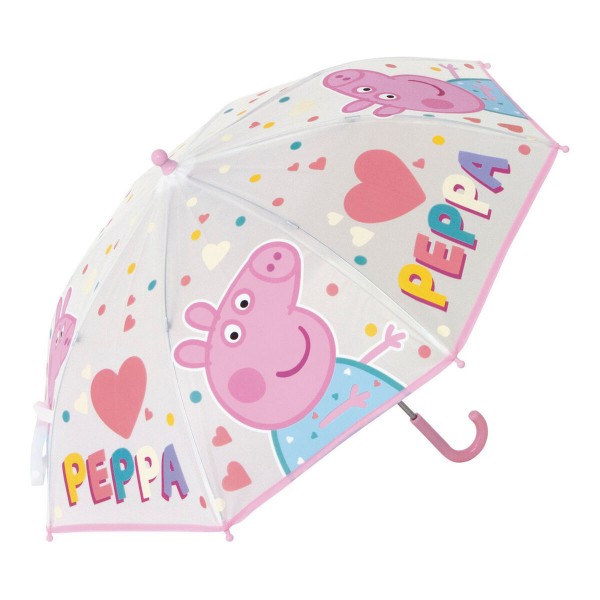 Ομπρέλα Peppa Pig Having fun Ανοιχτό Ροζ (Ø 80 cm)