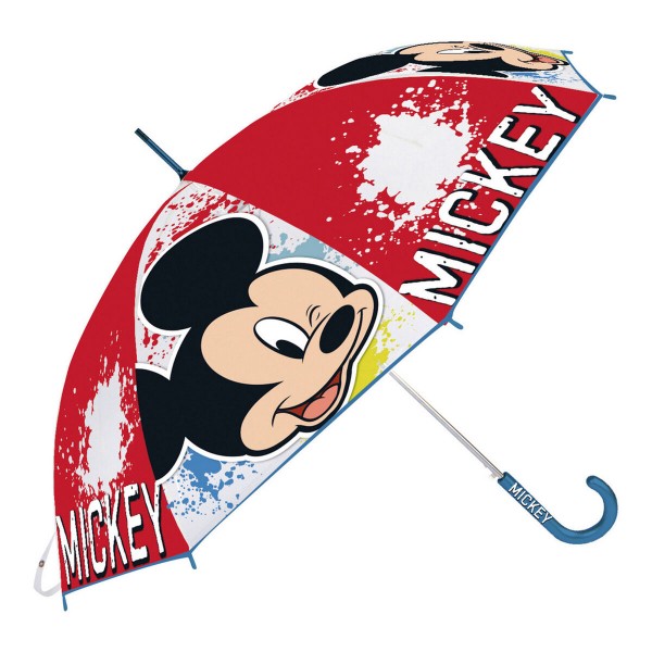 Ομπρέλα Mickey Mouse Happy smiles Κόκκινο Μπλε (Ø 80 cm)