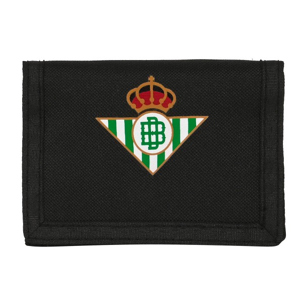 Πορτοφόλι Real Betis Balompié Μαύρο γκράφιτι 12.5 x 9.5 x 1 cm