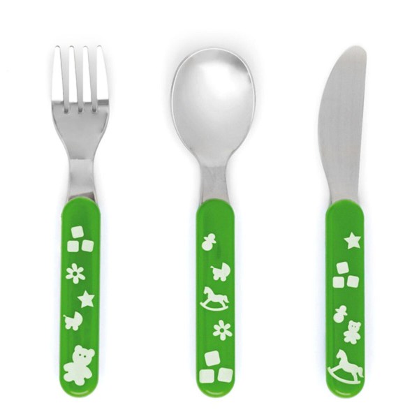 Σετ Mαχαιροπήρουνων Quid Go Peques (3 pcs) Πολύχρωμο Ανοξείδωτο ατσάλι