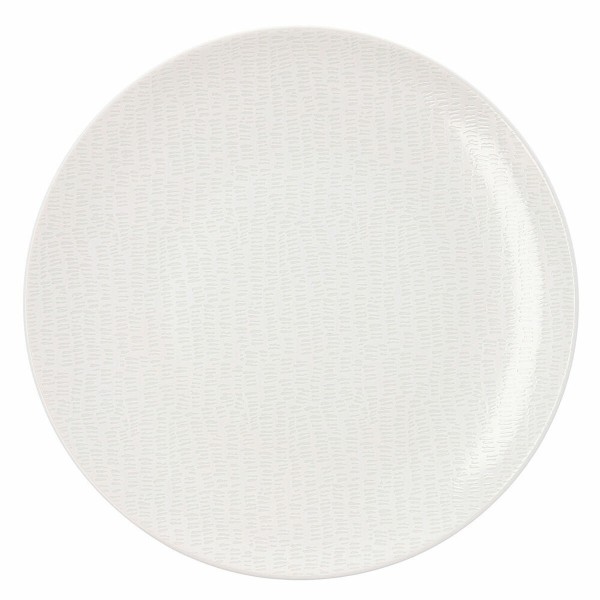Flatplater Ariane Ripple Κεραμικά Λευκό (Ø 28 cm)