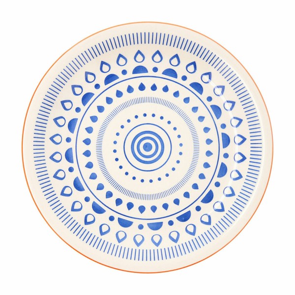 Flatplater Quid Vita Tribal Κεραμικά Μπλε (ø 26,5 cm)