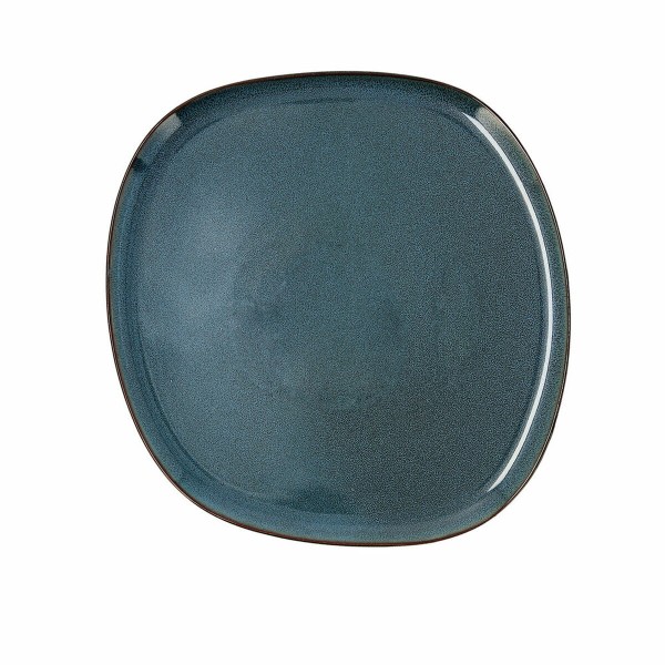 Flatplater Bidasoa Ikonic Κεραμικά Μπλε (26,5 x 25,7 x 1,5 cm) (Pack 4x)