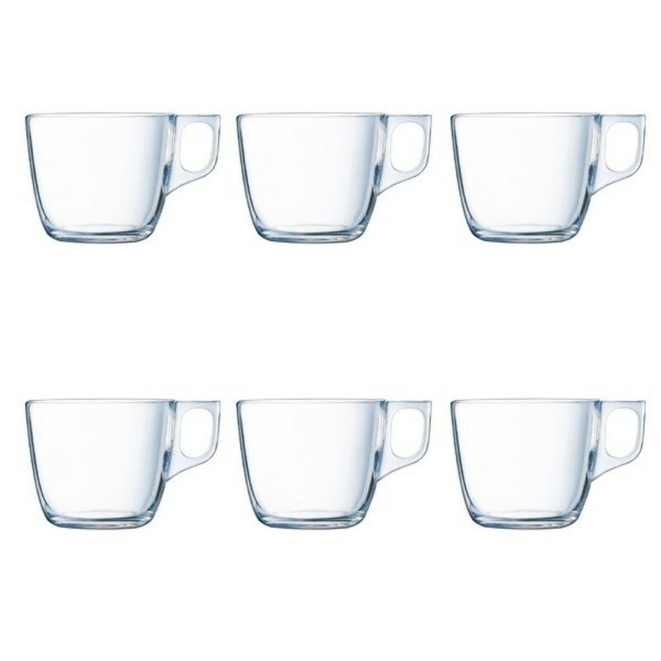 Σετ Κούπες Καφέ Luminarc 6 pcs Διαφανές (22 cl)