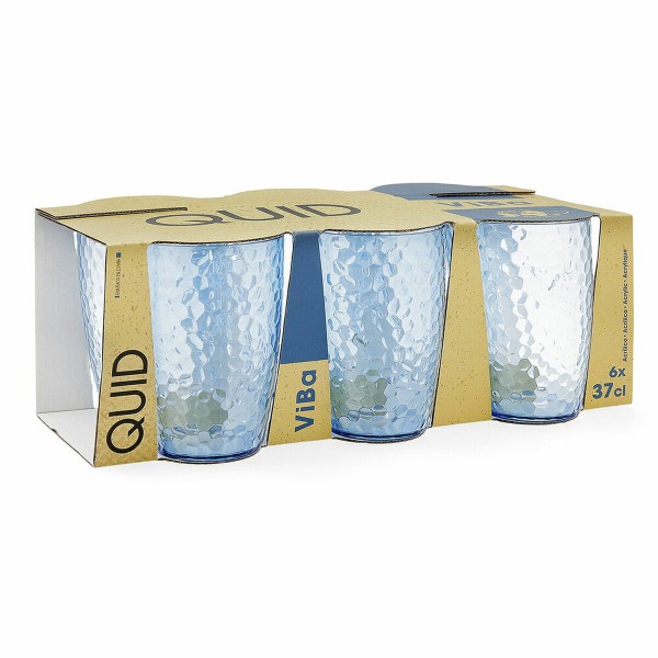 Σετ ποτηριών Quid Viba x6 Μπλε Πλαστική ύλη (37 cl)