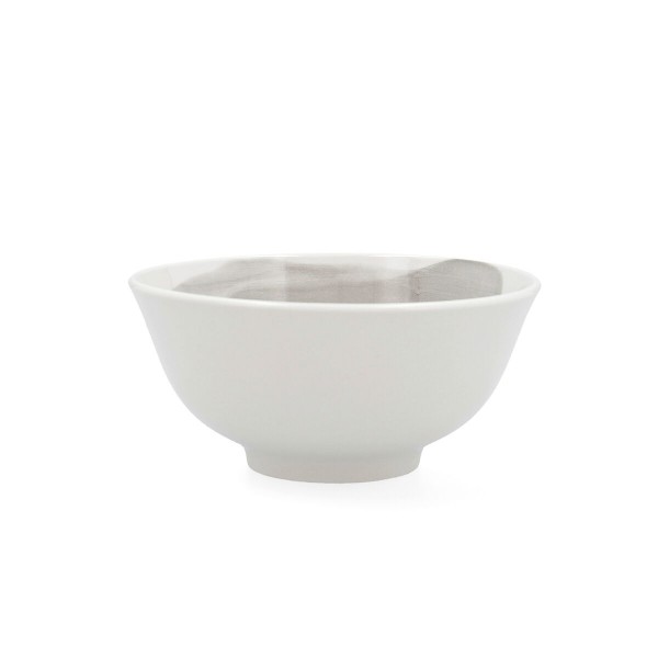 Ρηχό μπολ Bidasoa Etherea Κεραμικά Γκρι (15 cm) (Pack 6x)
