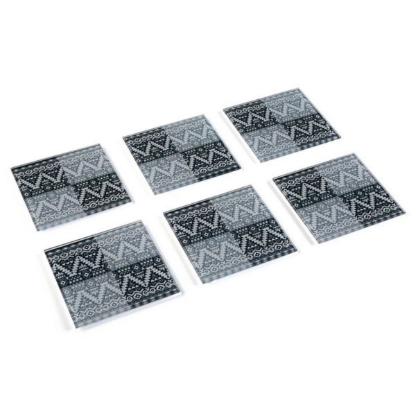 Σουβέρ Versa Shikar (0,6 x 1 x 10 cm) (6 pcs) Σουβέρ Versa Shikar (0,6 x 1 x 10 cm) (6 pcs)