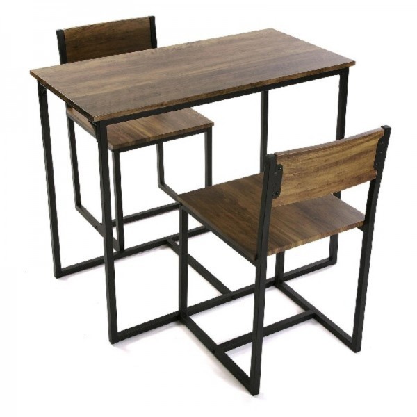 Σετ Τραπέζι με 2 Καρέκλες Inge Versa Ξύλο MDF (45 x 75 x 89 cm)