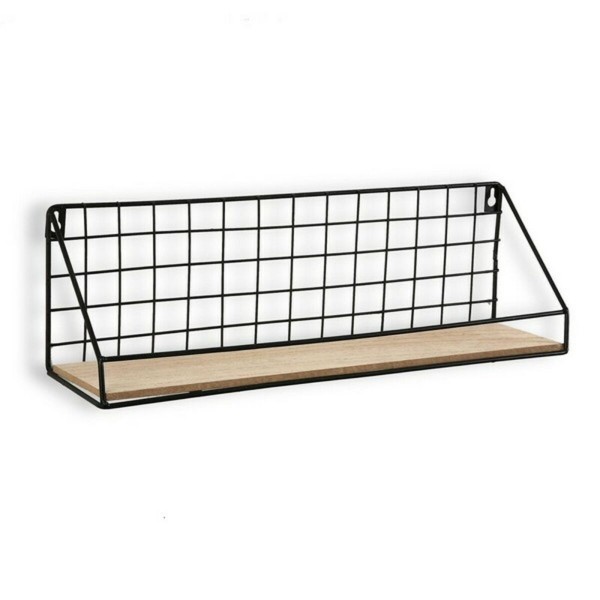 Ράφια Μέταλλο Ξύλο MDF (10,5 x 14 x 34 cm)