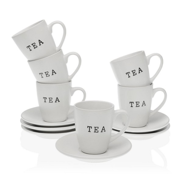 Σετ Κούπες Καφέ Versa Tea Κεραμικά (4,9 x 7,5 x 8,5 cm) (12 Τεμάχια)