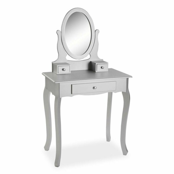 Ντουλάπα Versa Kate Ασημί Ξύλο MDF (40 x 129,5 x 70 cm)