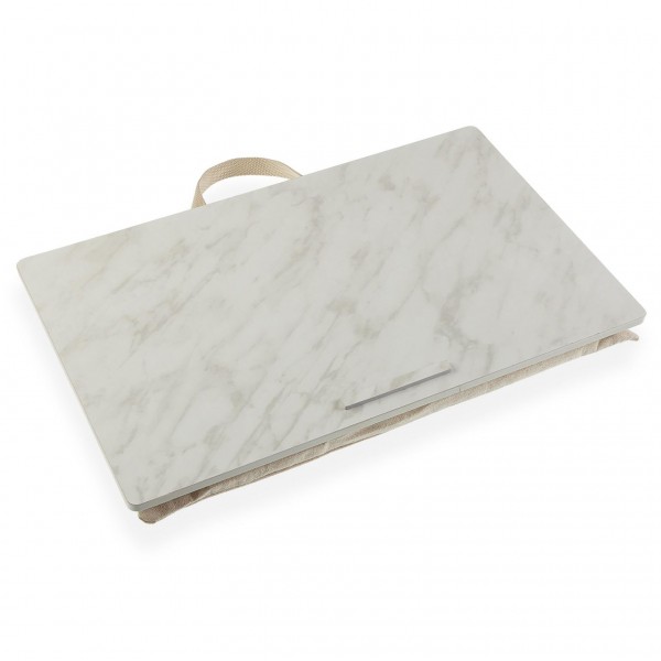 Δίσκος Versa Μάρμαρο Υφασμάτινο Ξύλο MDF (30 x 4 x 48 cm)