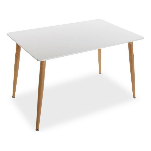 Τραπεζαρία Versa Anika Καφέ Λευκό Μέταλλο Ξύλο MDF (80 x 75 x 120 cm)