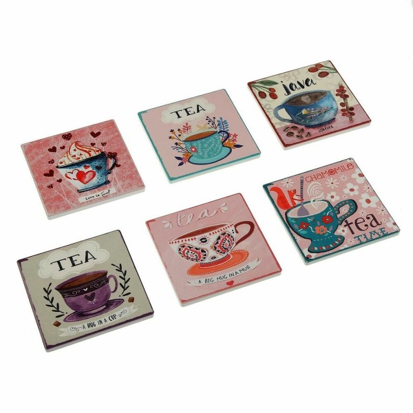 Σουβέρ Versa Tea (10 x 10 cm) (6 Τεμάχια) Σουβέρ Versa Tea (10 x 10 cm) (6 Τεμάχια)