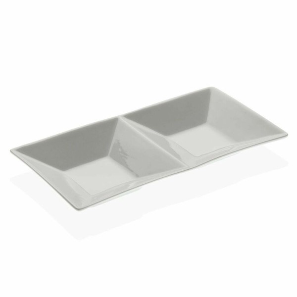 Δίσκος για σνακ Versa Κεραμικά Πορσελάνη (23 x 11 x 3 cm) Δίσκος για σνακ Versa Κεραμικά Πορσελάνη (23 x 11 x 3 cm)