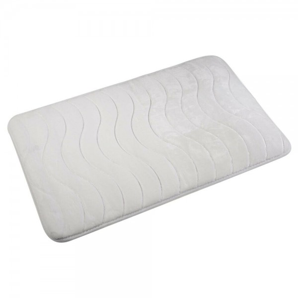 Χαλάκι μπάνιου Versa Brant Λευκό βαμβάκι (45 x 75 cm)