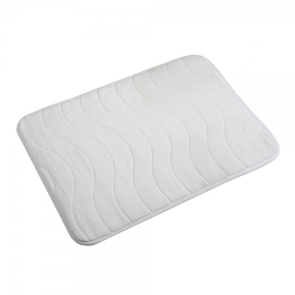 Χαλάκι μπάνιου Versa Fernie Λευκό βαμβάκι (40 x 60 cm)