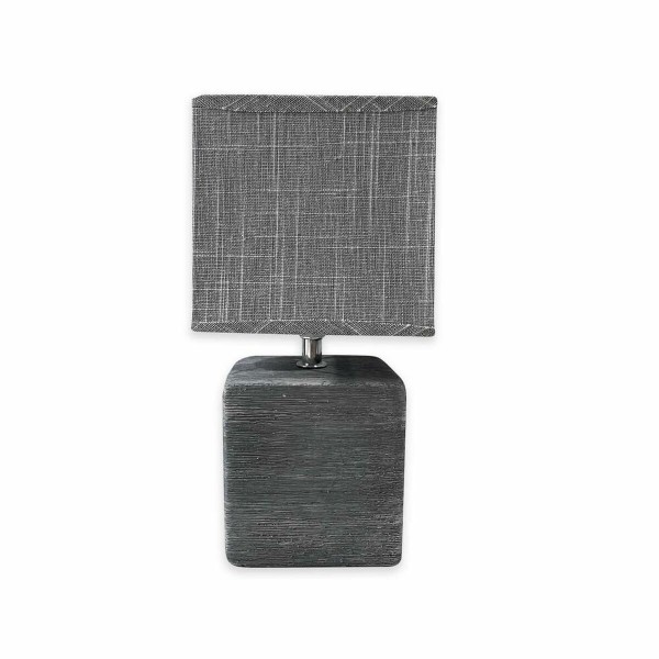 επιτραπέζιο φωτιστικό Versa Cubo Grey (ø 13 x 32 cm)
