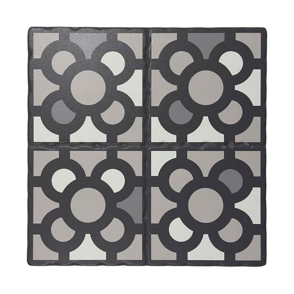 Σουπλά Versa Γκρι Κεραμικά (20 x 20 cm)