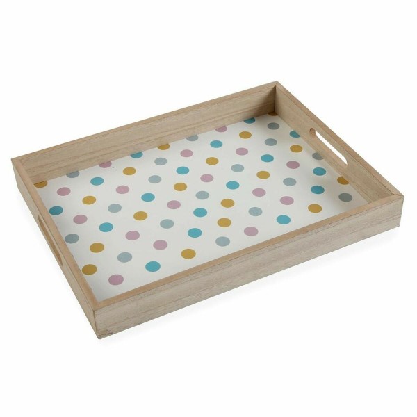 Δίσκος Versa Springdots Ξύλο MDF (30 x 5 x 45 cm) Δίσκος Versa Springdots Ξύλο MDF (30 x 5 x 45 cm)