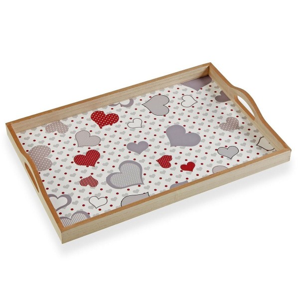Δίσκος Versa Καρδιές Ξύλο MDF (30 x 5 x 45 cm)