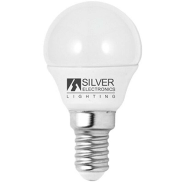 Σφαιρική Λάμπα LED Silver Electronics Eco E14 5W Λευκό Φως