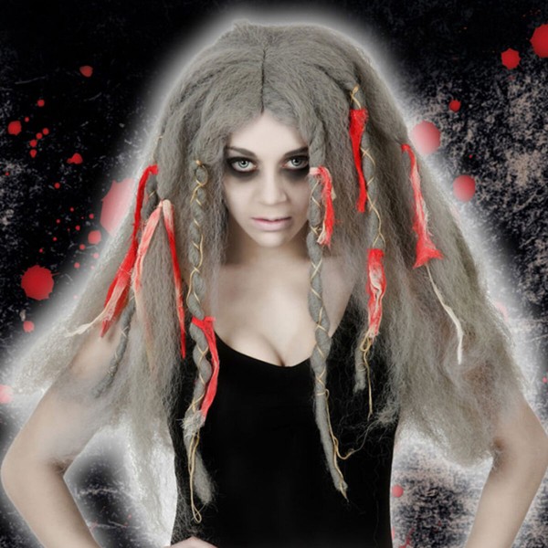 Περούκα για Halloween 42573 Γκρι