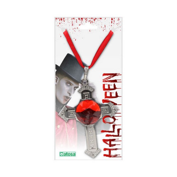 Κολιέ Crucifix Ασημί Halloween