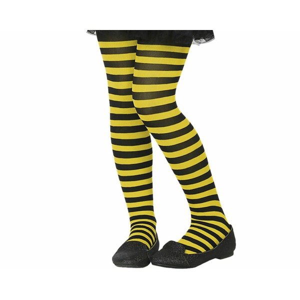 Αποκριάτικες Κάλτσες Κίτρινο Ριγέ