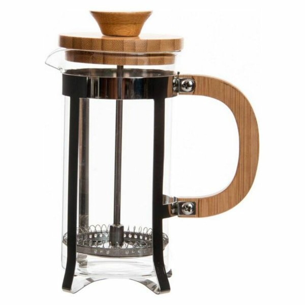 Καφετιέρα με Έμβολο DKD Home Decor Διακοσμητική κανάτα Ανοξείδωτο ατσάλι (350 ml)