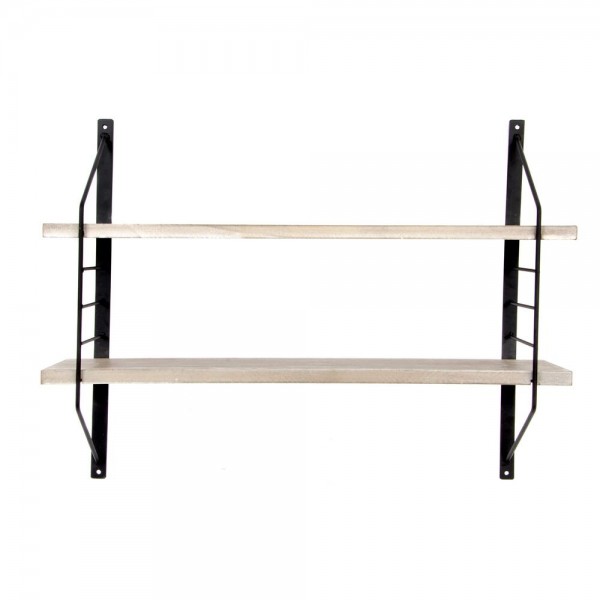 Ράφια DKD Home Decor Σίδερο Ξύλο MDF (60 x 14 x 45 cm)