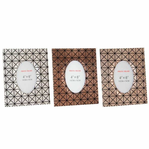 Κορνίζα DKD Home Decor Γεωμετρική Ξύλο Σκανδιναβικός (3)