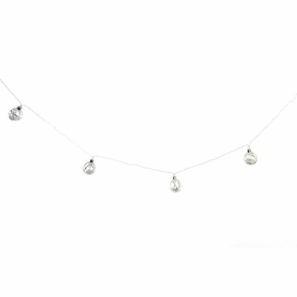 Γιρλάντα Φωτισμού LED DKD Home Decor Χριστουγεννιάτικο στεφάνι (5 x 80 x 80 cm)