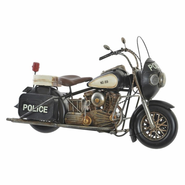Όχημα DKD Home Decor Police Διακόσμηση Vintage Μοτοσικλέτα (34.5 x 11 x 21 cm)