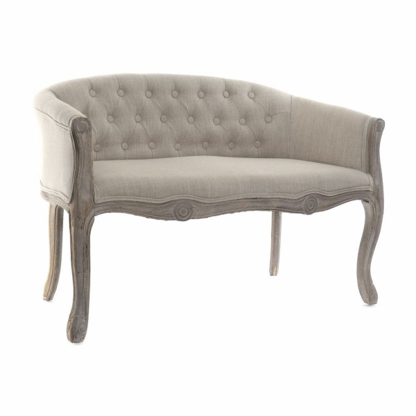 Καναπές DKD Home Decor Γκρι πολυεστέρας ξύλο καουτσούκ (107 x 61 x 71 cm)