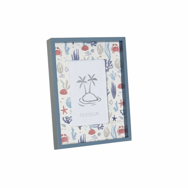 Κορνίζα DKD Home Decor S3017412 Navy Ξύλο