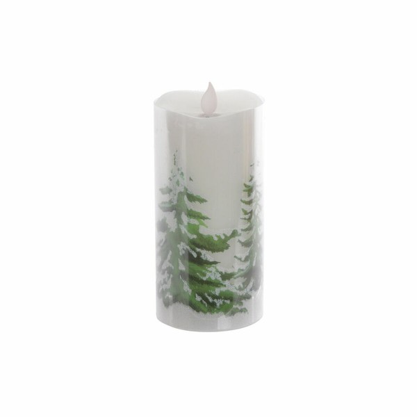 Χριστουγεννιάτικο Στολίδι DKD Home Decor Λευκό Πράσινο LED