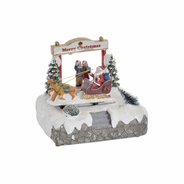 Χριστουγεννιάτικο Στολίδι DKD Home Decor Ρητίνη Άη Βασίλης (17.5 x 12.5 x 17 cm)