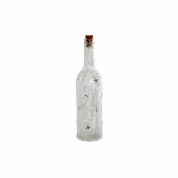 Μπουκάλι LED DKD Home Decor Κρυστάλλινο Χριστουγεννιάτικο στεφάνι Αστέρι (7.5 x 7.5 x 30 cm)