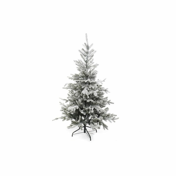 Χριστουγεννιάτικο δέντρο DKD Home Decor Μέταλλο PVC Χριστουγεννιάτικο στεφάνι LED Χιονισμένο (115 x 115 x 150 cm)