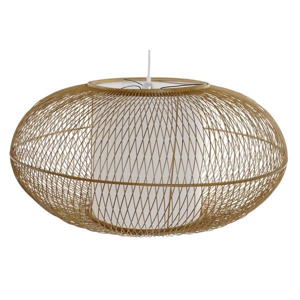 Φωτιστικό Οροφής DKD Home Decor Φυσικό Λευκό (83 x 83 x 40 cm)