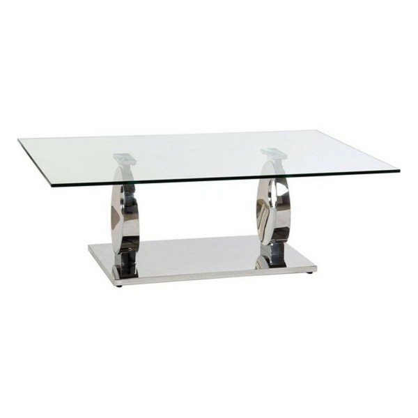 Βοηθητικό Τραπέζι DKD Home Decor PRAISE Κρυστάλλινο Χάλυβας (130 x 70 x 42 cm)