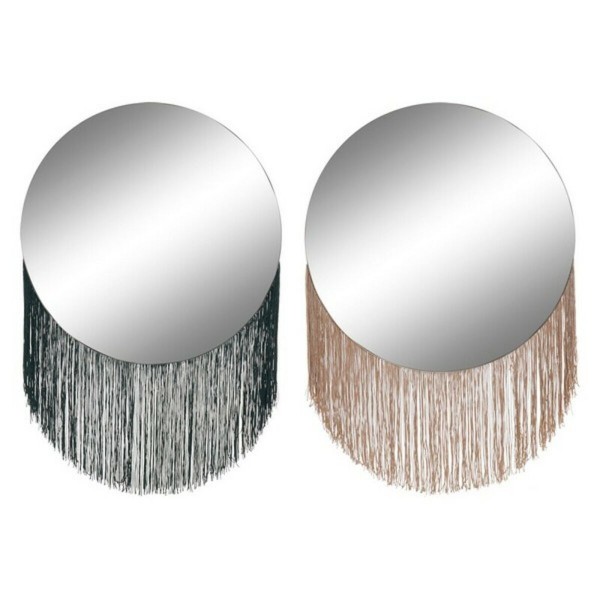 Τοίχο καθρέφτη DKD Home Decor πολυεστέρας (2 pcs)