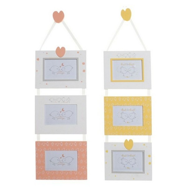 Κορνίζα DKD Home Decor Ξύλο Κρυστάλλινο (22 x 1 x 57 cm) (2 pcs)