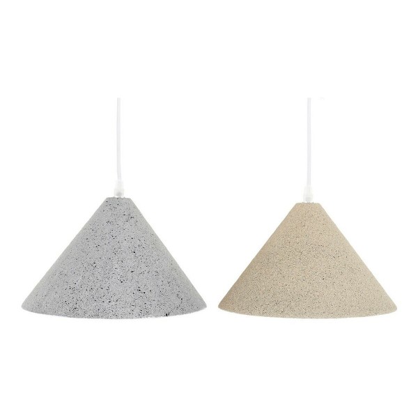 Φωτιστικό Οροφής DKD Home Decor Άργιλος (2 pcs) (27 x 27 x 20 cm)