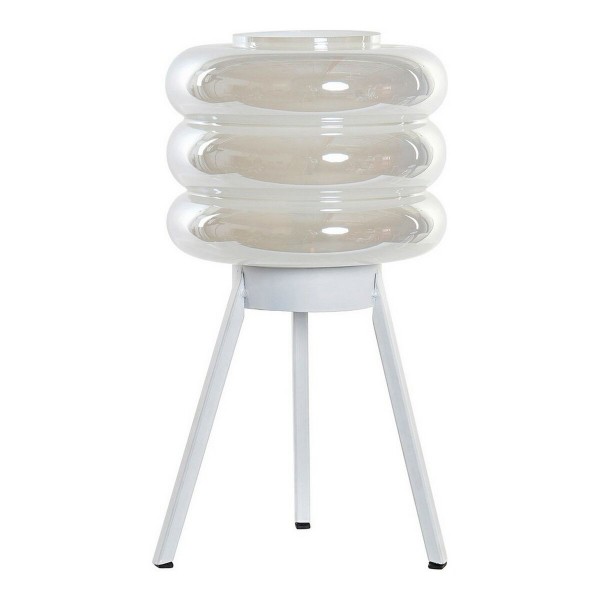 Λαμπτήρας LED DKD Home Decor 8424001714803 Κρυστάλλινο Κύματα Λευκό LED (21 x 21 x 32.5 cm)