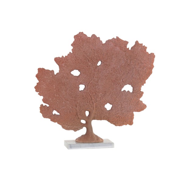 Διακοσμητική Φιγούρα DKD Home Decor Κοράλι Ρητίνη Μάρμαρο (43 x 8 x 39 cm)
