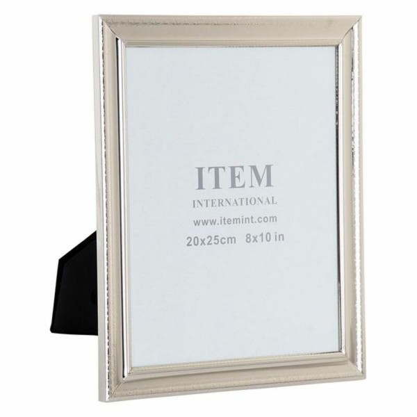 Κορνίζα DKD Home Decor ‎S3011544 Κρυστάλλινο Ασημί Μέταλλο χαρτί Ξύλο MDF